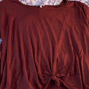Maroon Tee